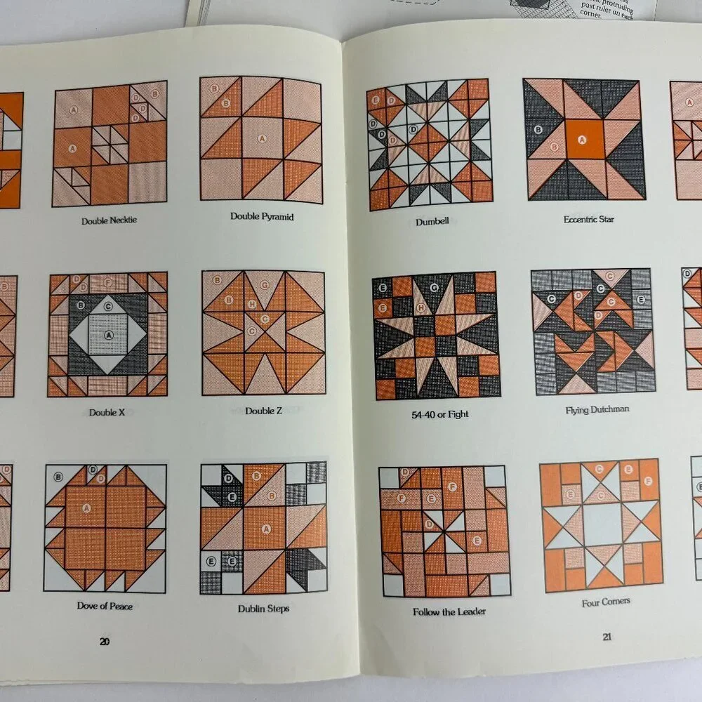 Vintage 2 Books Patchwork Quilt Blocks Rita Weiss Donna Lynn Thomas